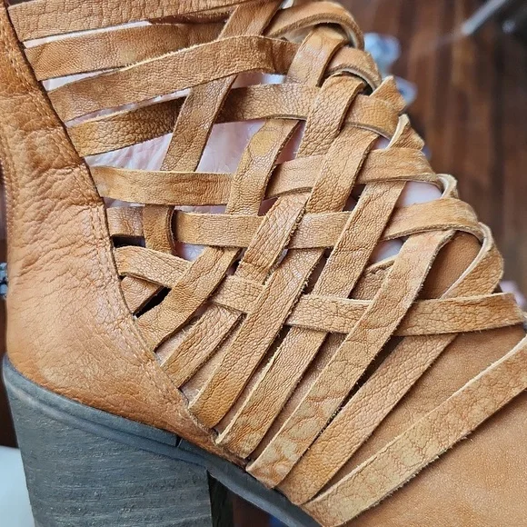 Free People Woven Leather Boots 41‎ US 10 - Picture 15 of 16
